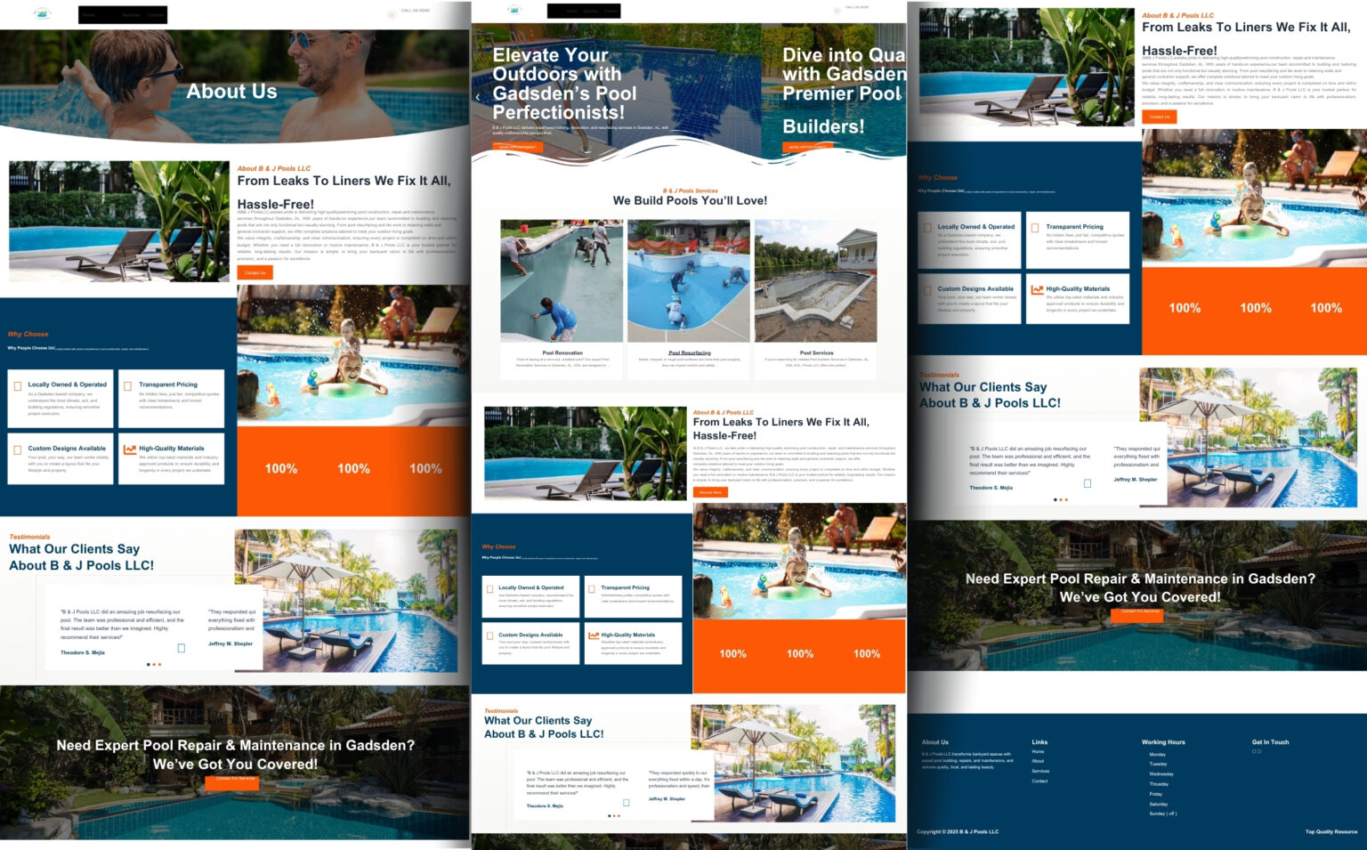 B & J Pools